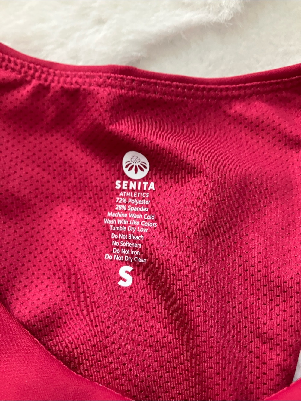 Senita Athletics Colorblock Sports Bra in Burgundy, Pink & Peach - Picture 2 of 4